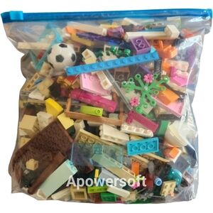 Lego Misc Lot Assorted One Gallon Zip Bag #3